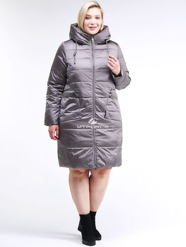 Женская зимняя классика куртка большого размера ко